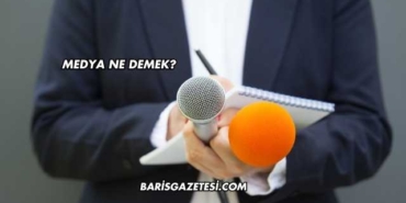 Medya Ne Demek?